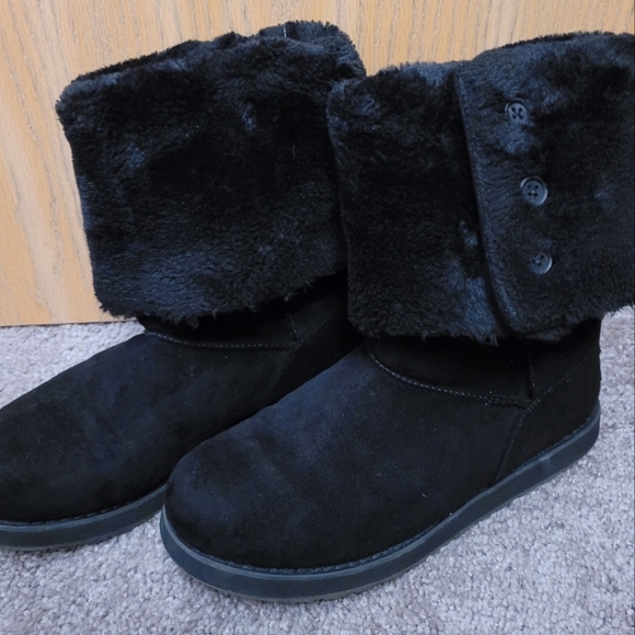 Skechers Black 'Keepsakes-Freezing' suede boots - Picture 2 of 5